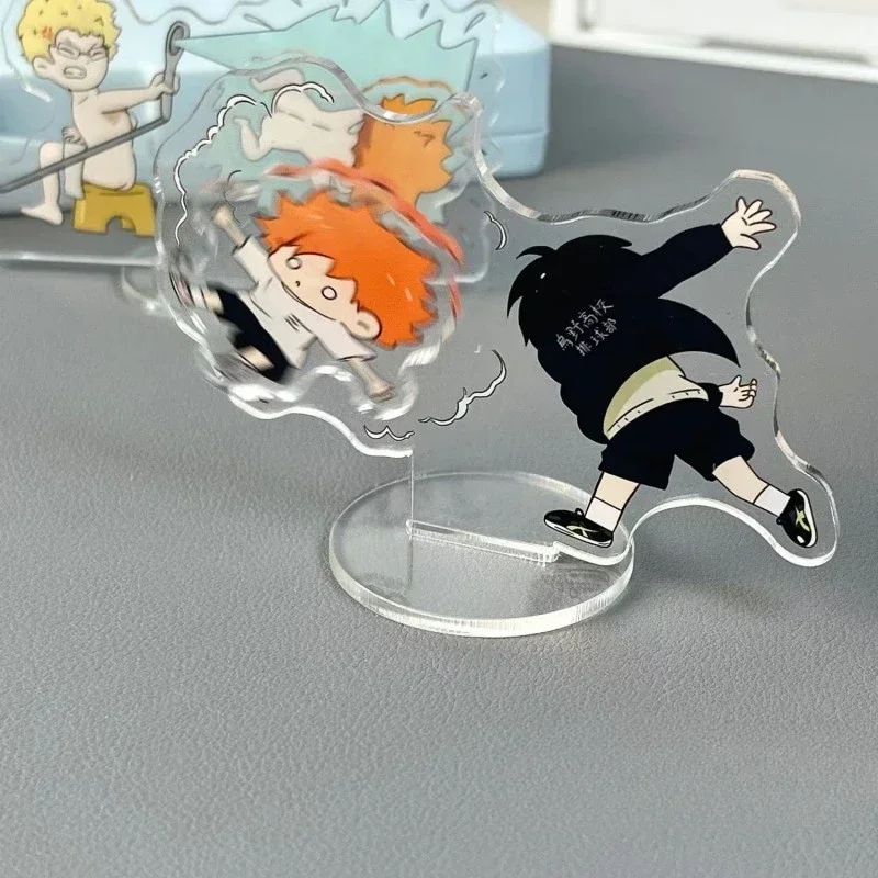 Haikyuu Anime Jogo Acrílico Rotary Stand para Cosplay, Sinal De Pé, Shoyo Hinata, Tobio, Kageyama, Kei Tsukishima, Presente De Natal, Estudante