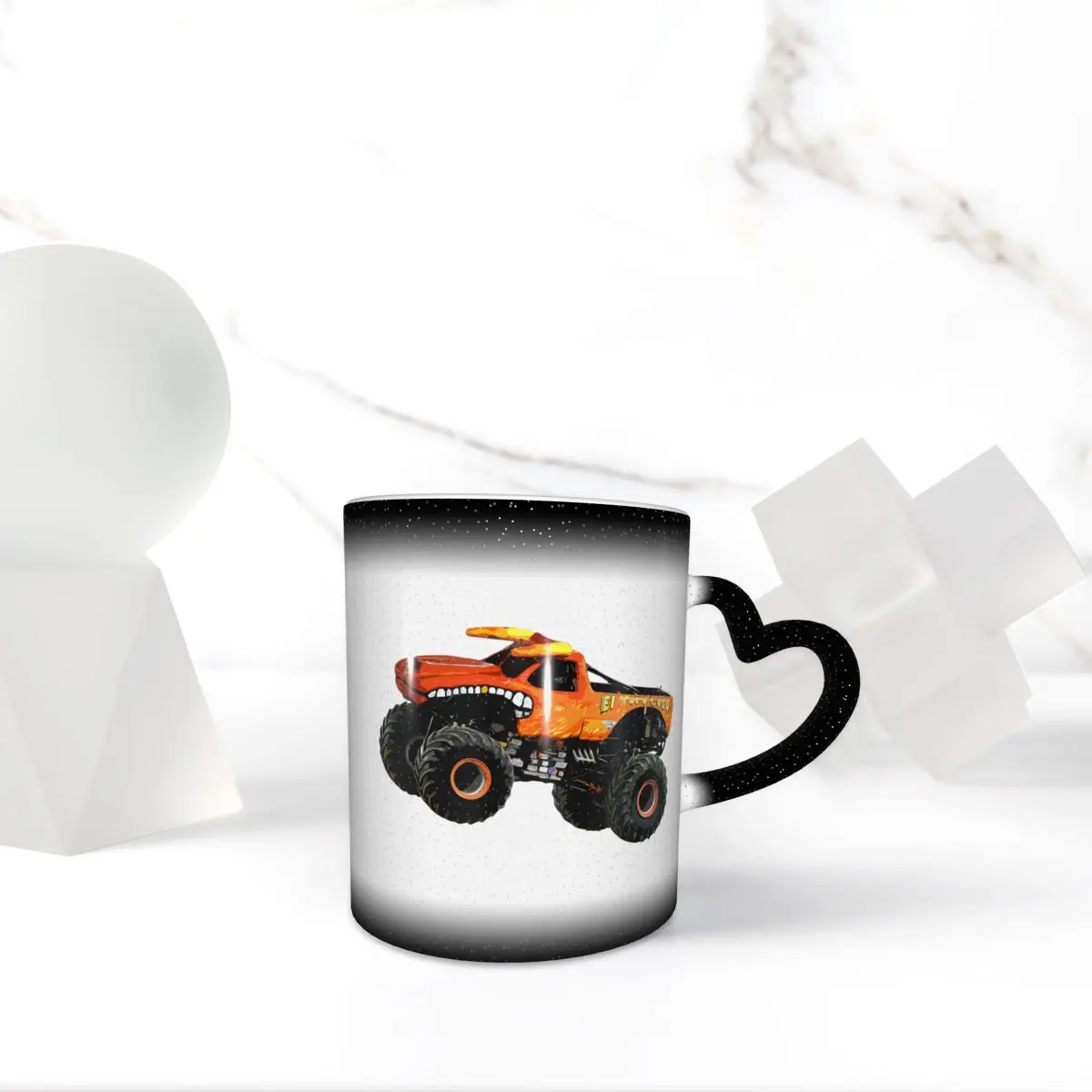 El Toro Loco - Taza Monster Truck divertidas tazas de café de cerámica tazas de té taza de leche regalo para mujer hombre