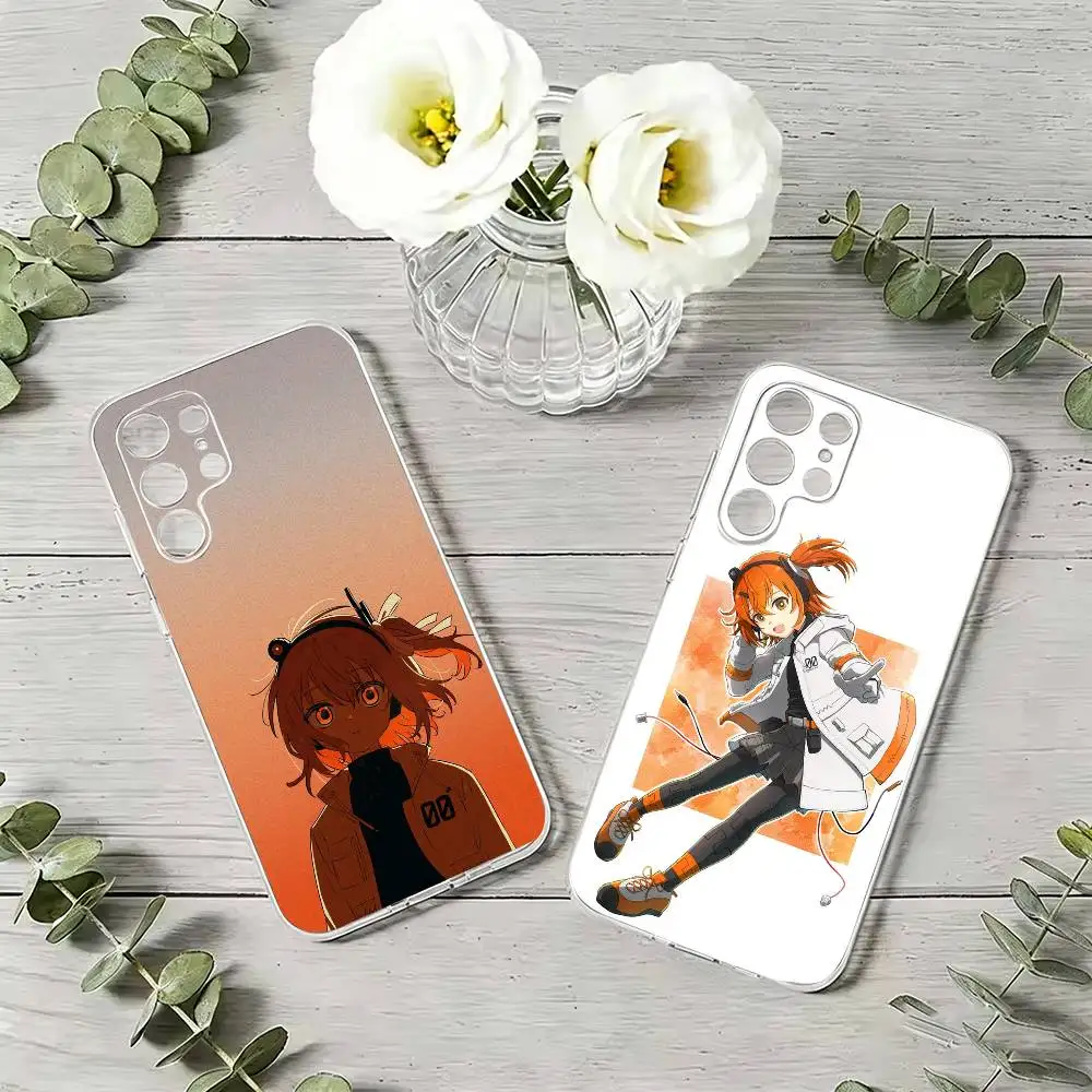 A-Adachi Rei UTAU  Phone Case For Samsung S21 S20 Ultra Plus FE S10 Transparent Silicone Phone Cover