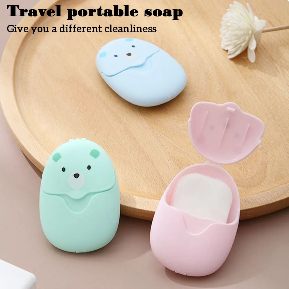 Outdoors Travel Soaps Paper Portable Multi Bubble Soaps Tablet For House