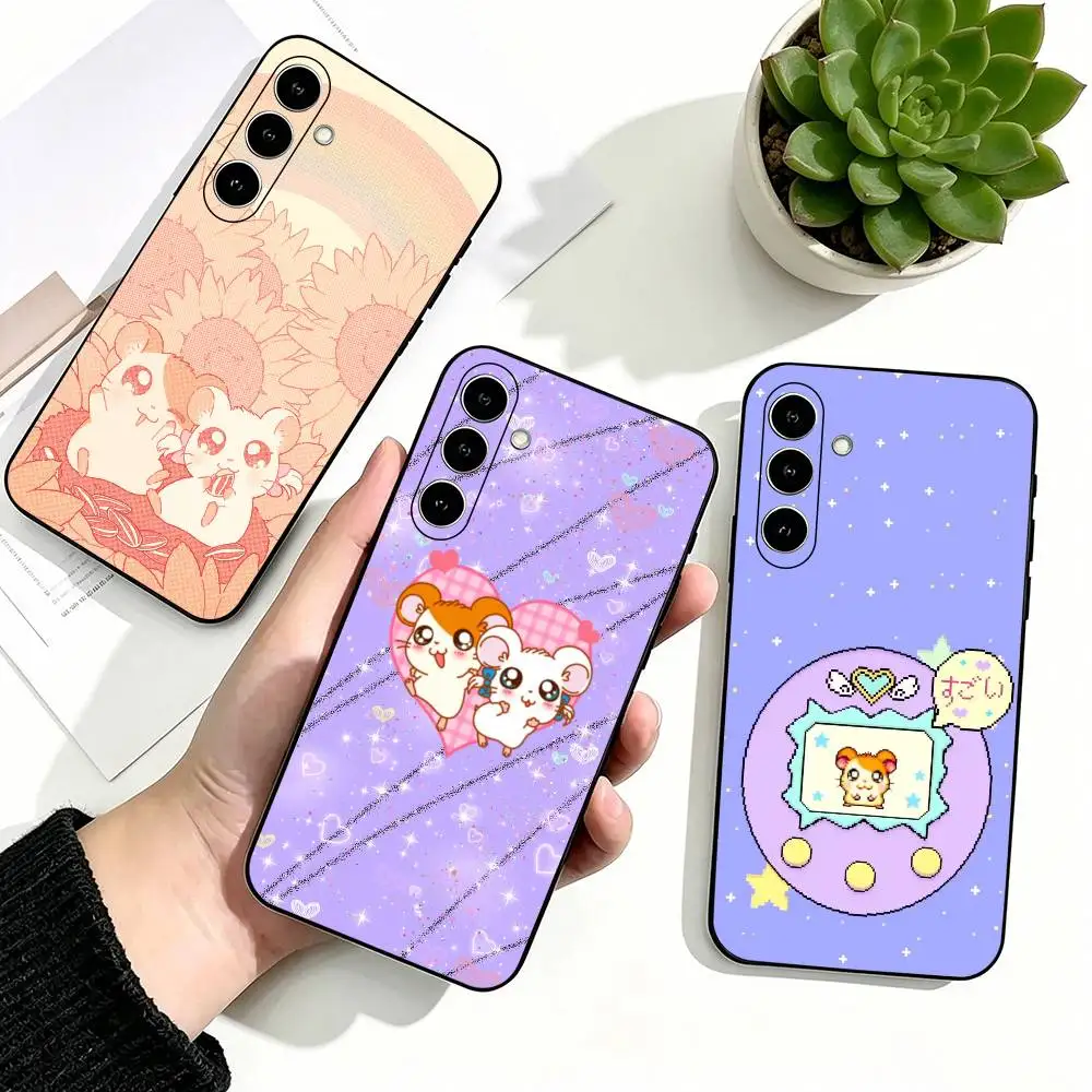 H-Hamtaro Cute Anime Bijou  Phone Case Silicone Soft For Samsung Galaxy A73,A72,A71,A70,A53,A52,A51