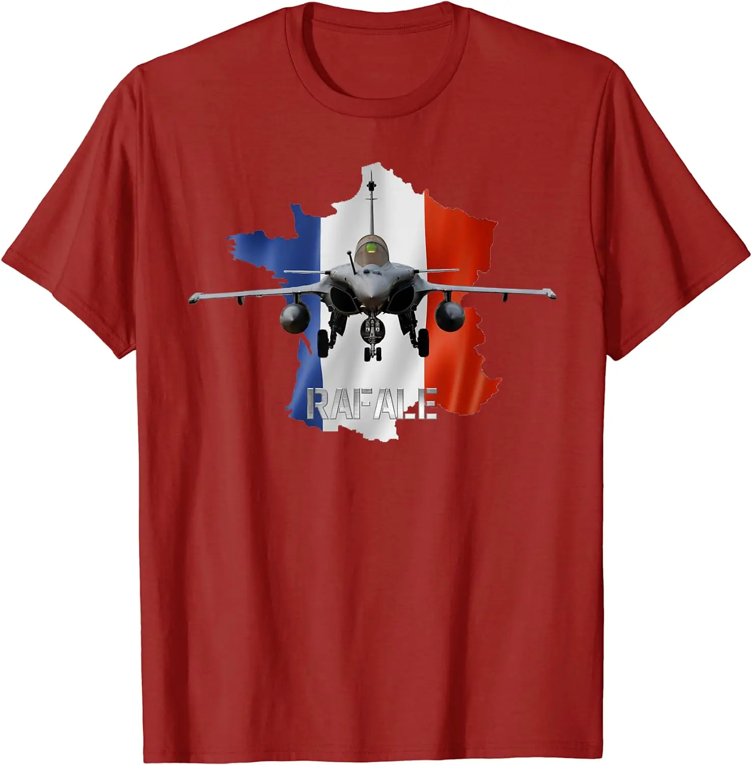 Rafale Multifunctional Fighter French Air Force T-Shirt Short Sleeve Casual Cotton O-Neck Summer T Shirt