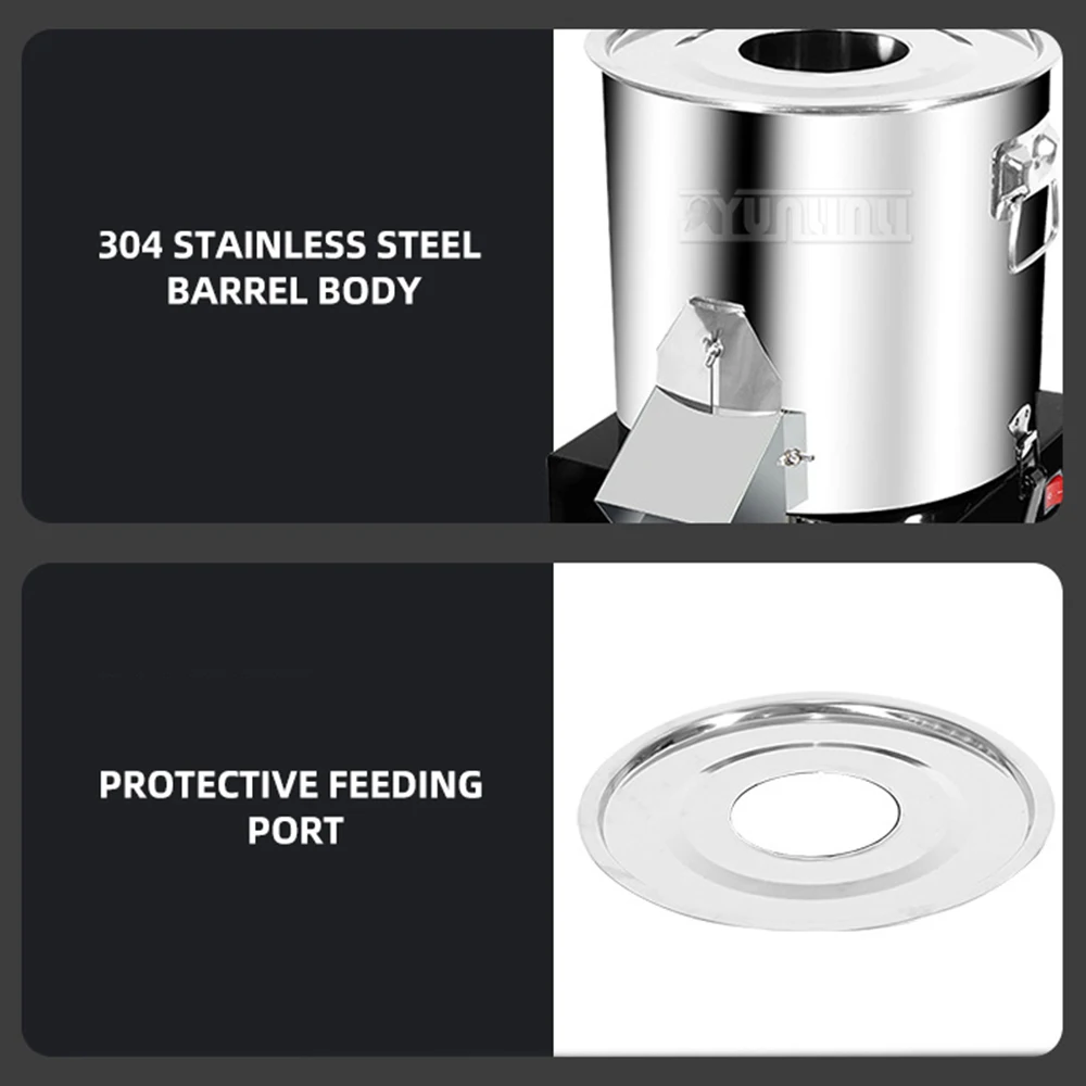 Trituratore di verdure ad alta potenza Set completo di macchine per mangimi per erba multifunzione in acciaio inossidabile per uso cucina