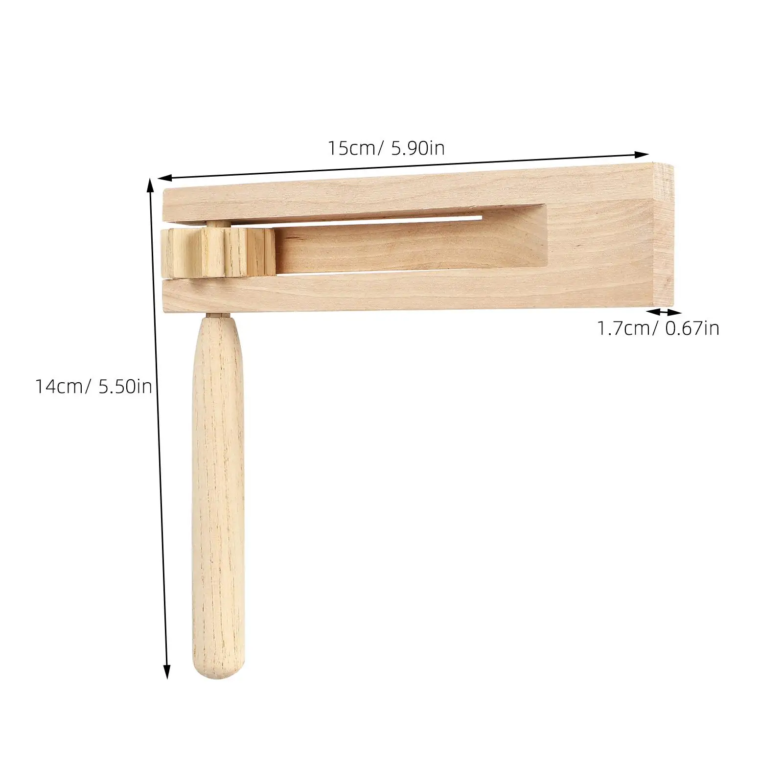 2-teiliges Spielzeug, Soundboard, Kinder-Musikinstrumente, traditionelles Matraca-Kastagnette für Kinder, Rassel, Beige, pädagogisch