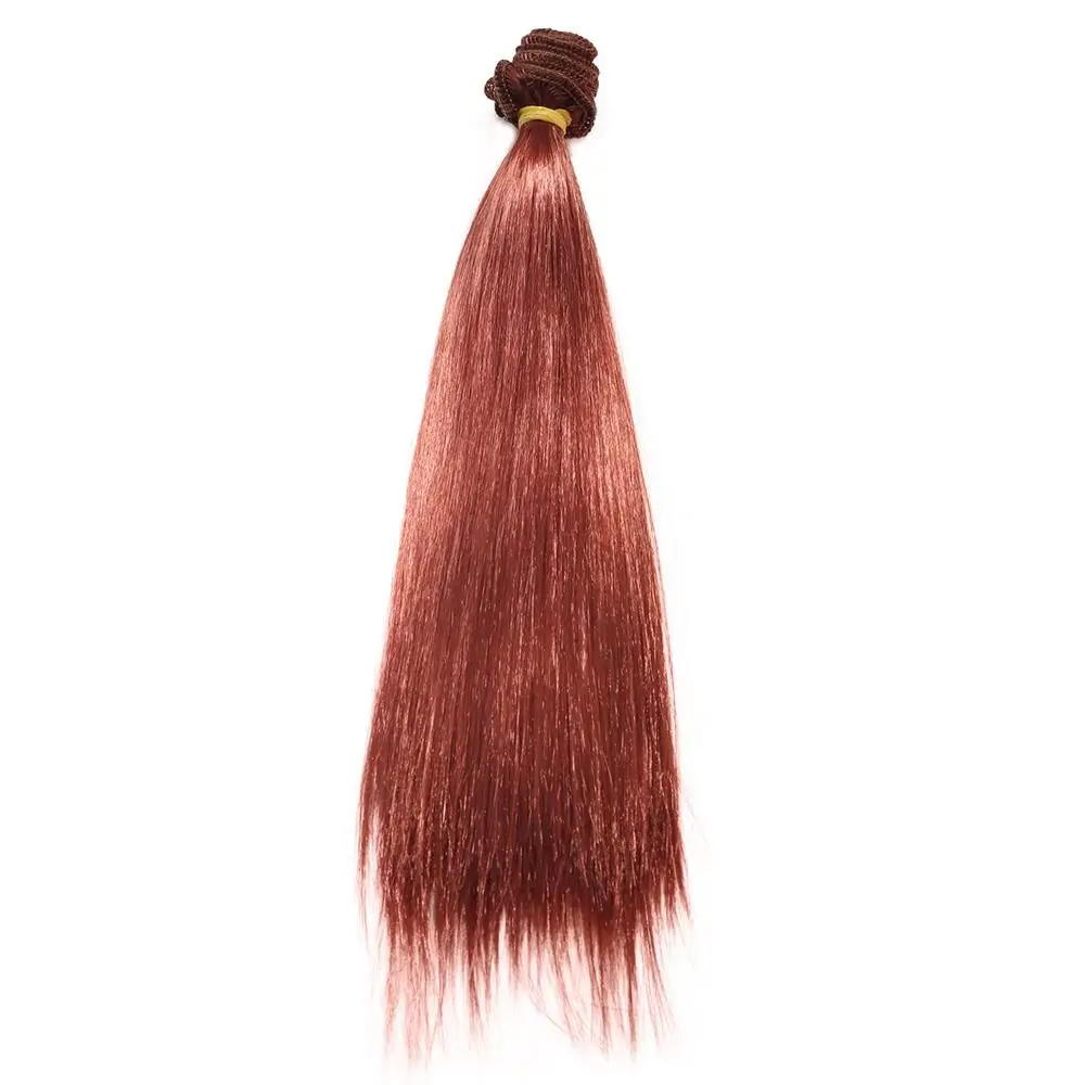 

1PC High Quality 10cm Synthetic Fiber DIY Dolls Accessories Long Straight Wig Hair Wigs