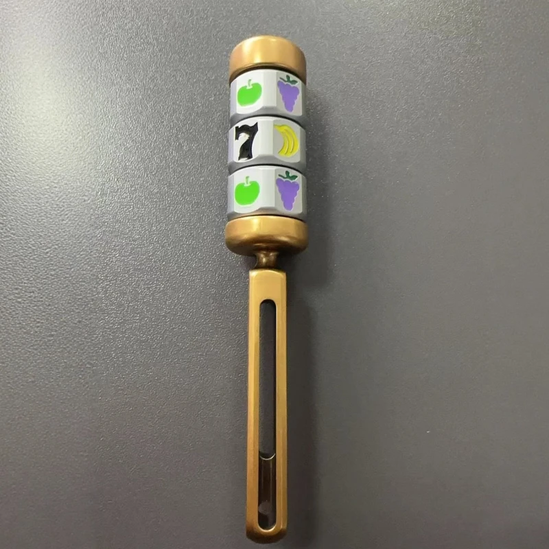 メタルフィジェットローラースピナー磁気プッシュコインラッキーホイールプルフィンガートップスピニングトップチップフライホイールEDCストレス解消玩具