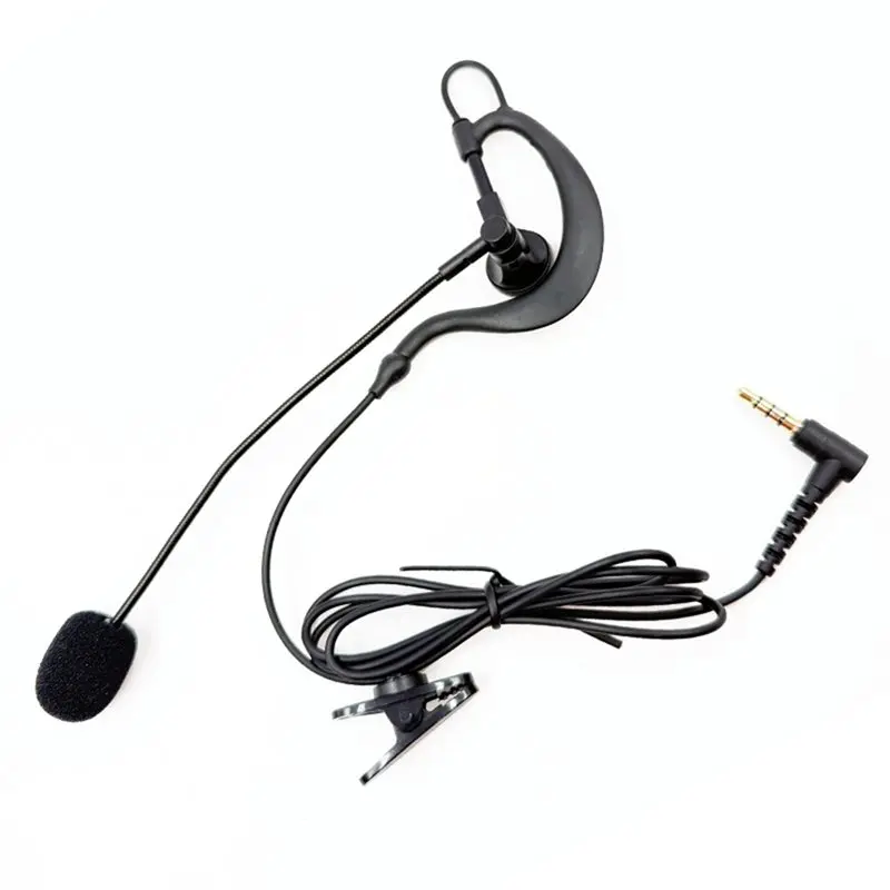 B50B-Football Referee Intercom Headset Judger Arbitration Earphone Earpiece Bicycle Conference For V6 V4