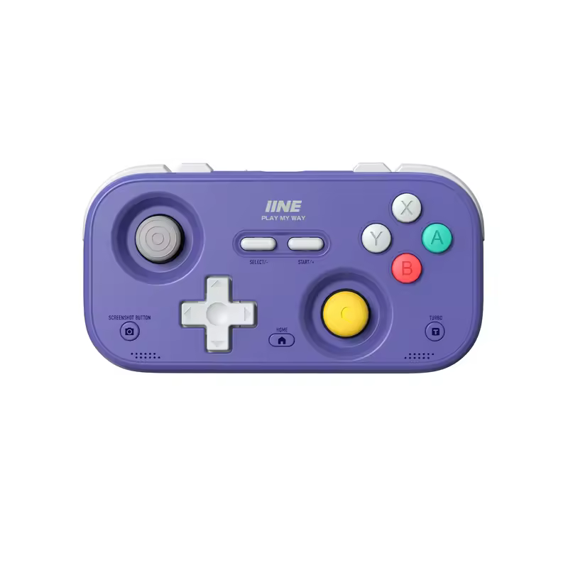 IINE Pocket Retro Game Controller,1000Hz Recessed Stick, Hall Effect Joysticks,Portable Mini Gamepad Customizable Controls - Image 8