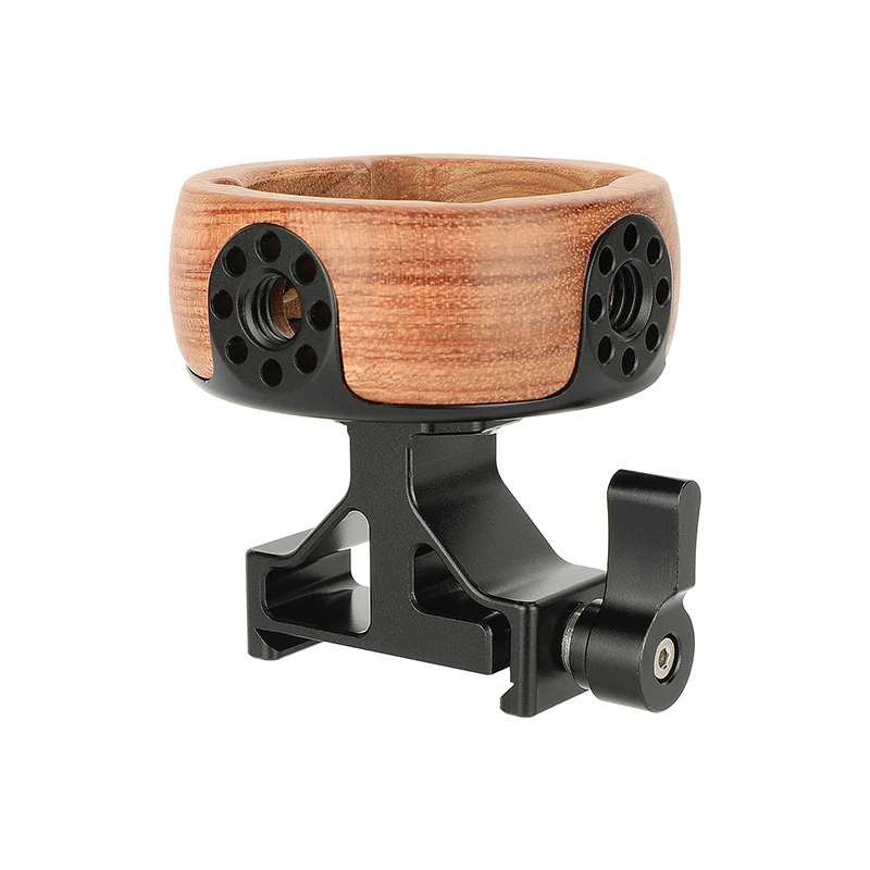 Kayulin Arca-Type Wooden Handgrip With Quick Release Compatible for Camera camera cage Kits Shoulder Rig Mount DIY Accessorise