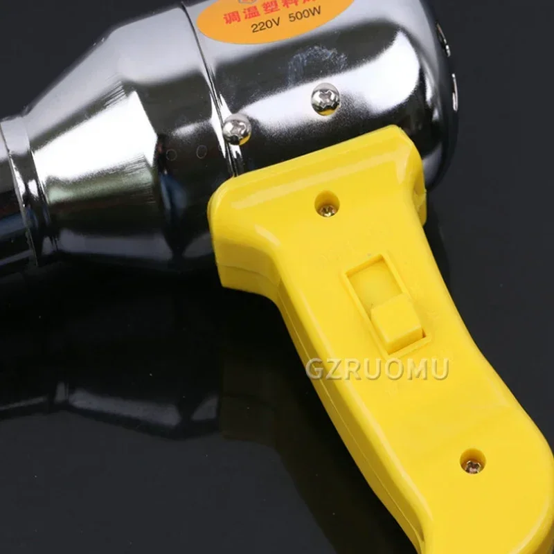 Imagem -05 - Hot Air Welding Gun Plástico Torch Tool Heat Air Gun Kit Soldador pe pp Pvc 220v 500w 700w Ajustável