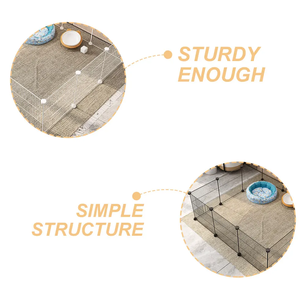 

30 Pcs Dog Cage Plastic Mesh Connector Fence Buckle Playpen Buckles Pet Small Animal Accessories Connectors Parts Child