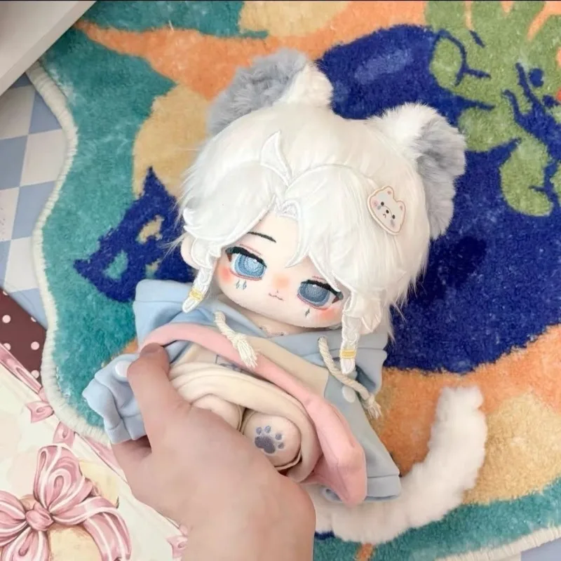 

20-сантиметровая аниме-кукла Identity V Seer Kawaii для косплея, хлопковая кукла с каркасом, Эли Кларк, мультяшная игрушка для переодевания, фигурки, подарки для фанатов