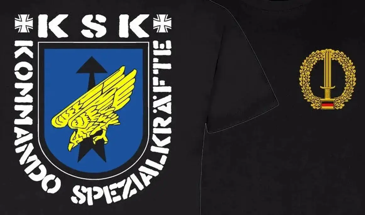 German Special Forces KSK Commando Bundeswehr Special Unit T Shirt. Short Sleeve 100% Cotton Casual T-shirt Loose Top Size S-3XL