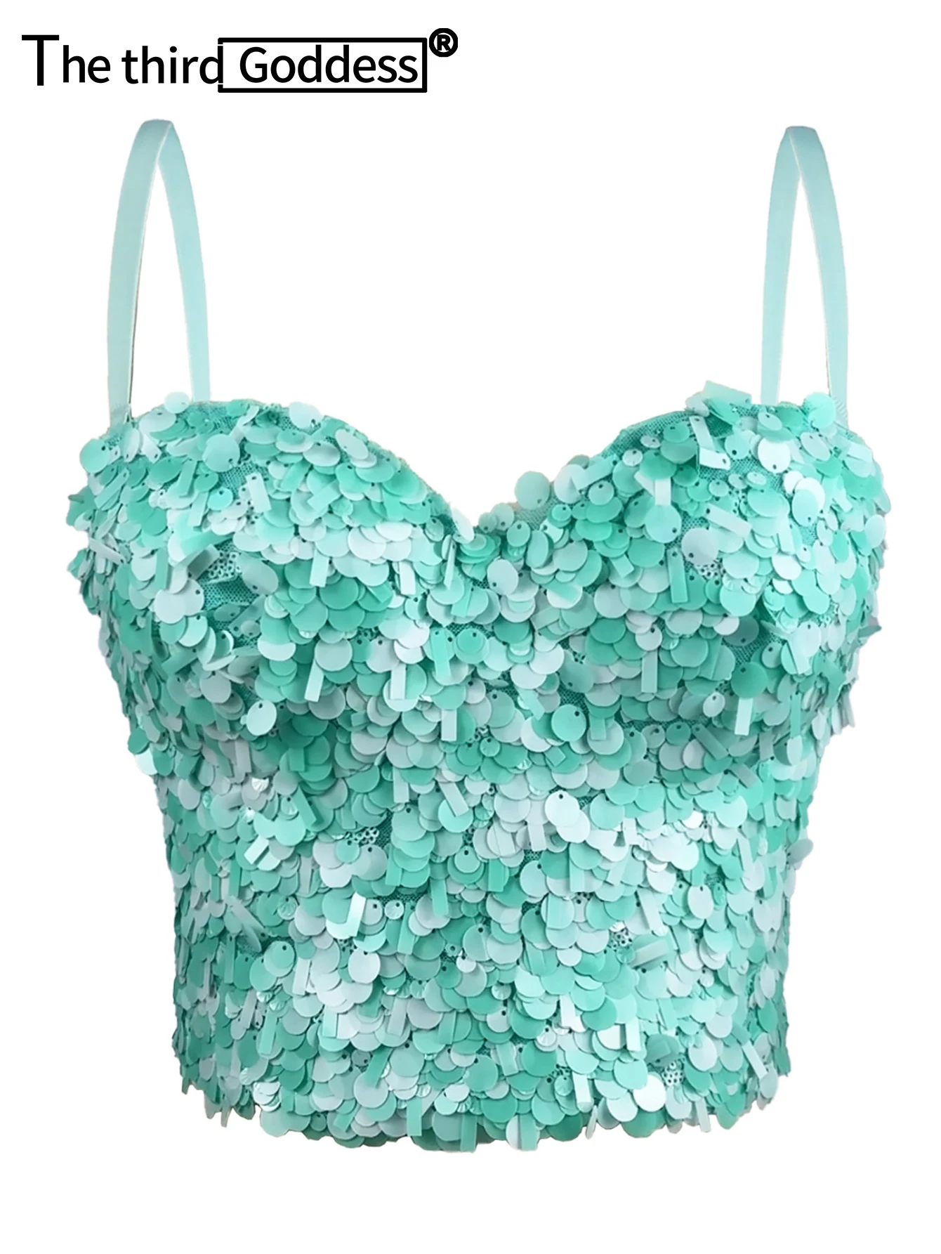 Sexy y2k clothes sequin corset crop top women summer club party tops woman pink cropped bra halter tank top hotwife street wear