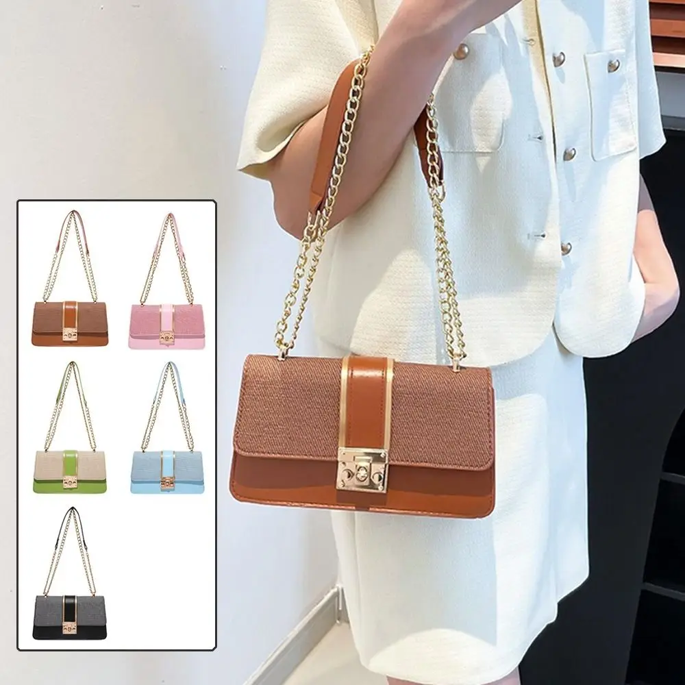 

Leisure Light Luxury Textured PU Crossbody Bag Elegant Trendy Woman's Shoulder Bag Casual INS Portable Handbags Vacation