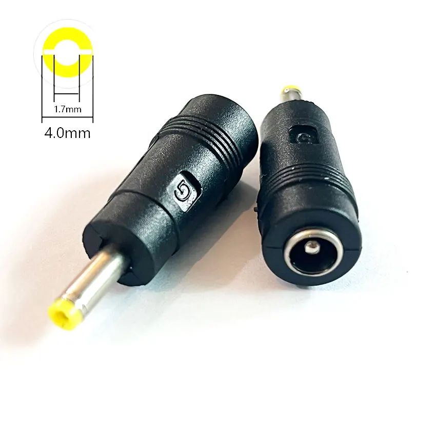 1pcs Universal 4.0mmx1.7mm DC AC Power Adapter Tips Connector Kits for  Laptop Power Supply Plug Jack Sets