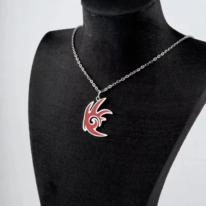 Collier hérisson ombre Sonics, jeu de dessin animé, Collection de figurines, symbole, pendentifs, chaînes, accessoires, cadeau d'anniversaire du nouvel an