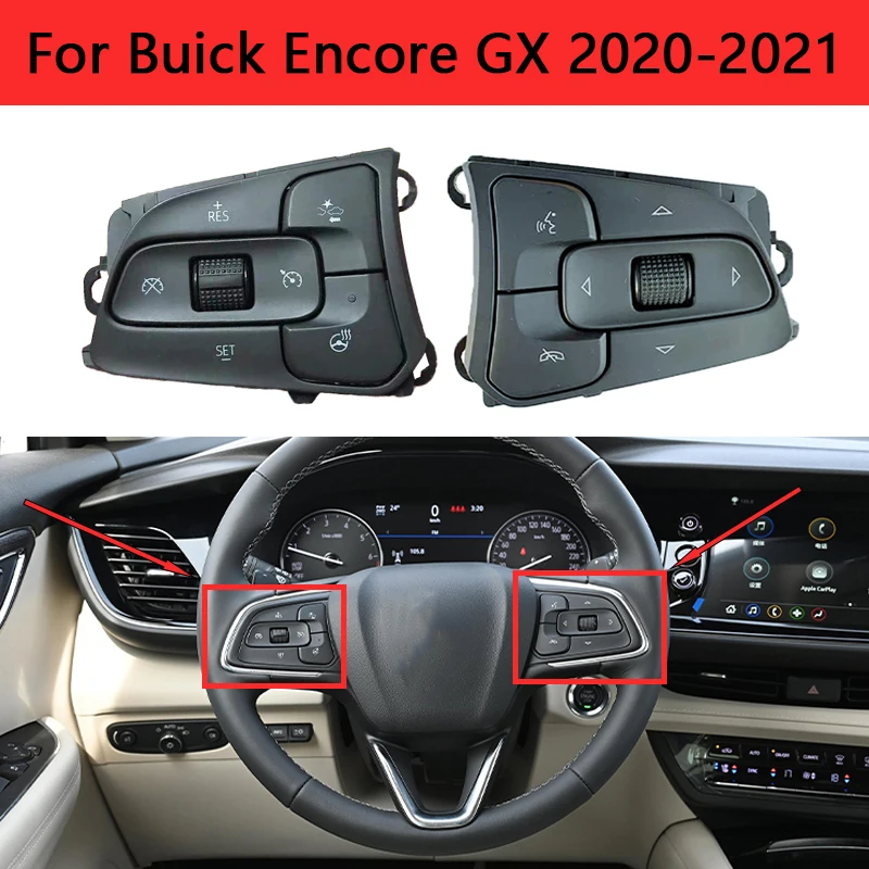 

Car Accessories Multi-Function Steering Wheel Switch Replacement Control Switch For Buick Encore GX 2020-2021