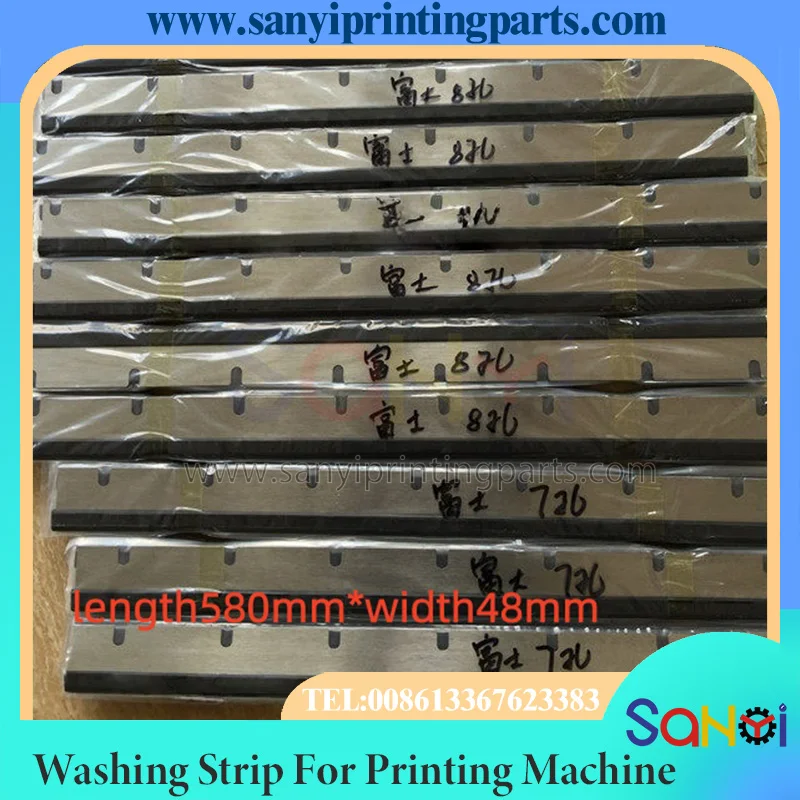 Fuji Machine 46 52 56 Shinohara Printing Machine Washing Strip Scraper Board Scraper Skin Scraper