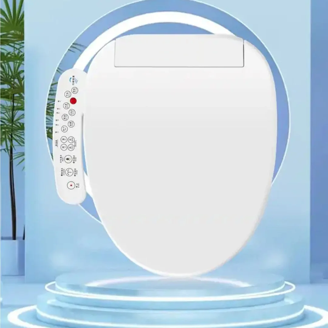 Smart Bidet Toilet Seat, Instant Heating Auto Flip Electric Toilet Cover with Rear Wash for Bathroom