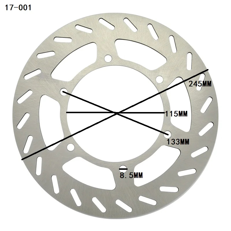 Motorcycle Front Brake Disc Rotor For Yamaha DT200 DT230 WR200 91-97 TTR250 99-07 TT250R YP250 Majesty 95-07 MBK YP250 Skyliner