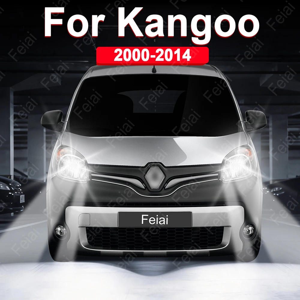 

Светодиодные лампы для фар Renault Kangoo, аксессуары для тюнинга Kangoo, 2000-2014 гг., автомобильные фары