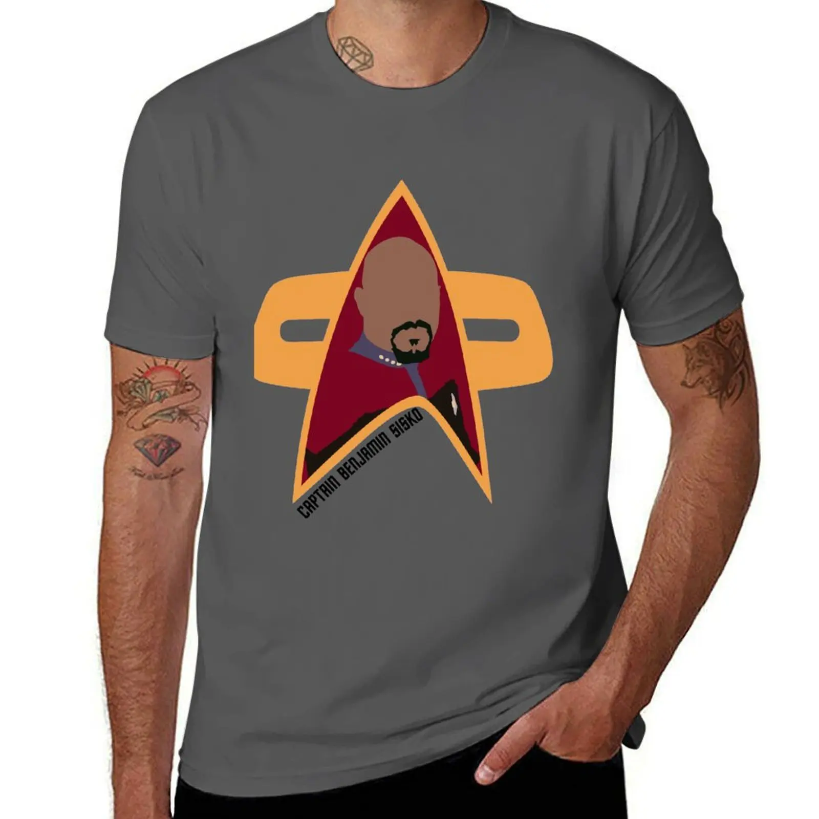 

Captain Sisko - Star Trek, DS9 T-Shirt funny shirt cotton designer shirts oversized mens t shirt graphic