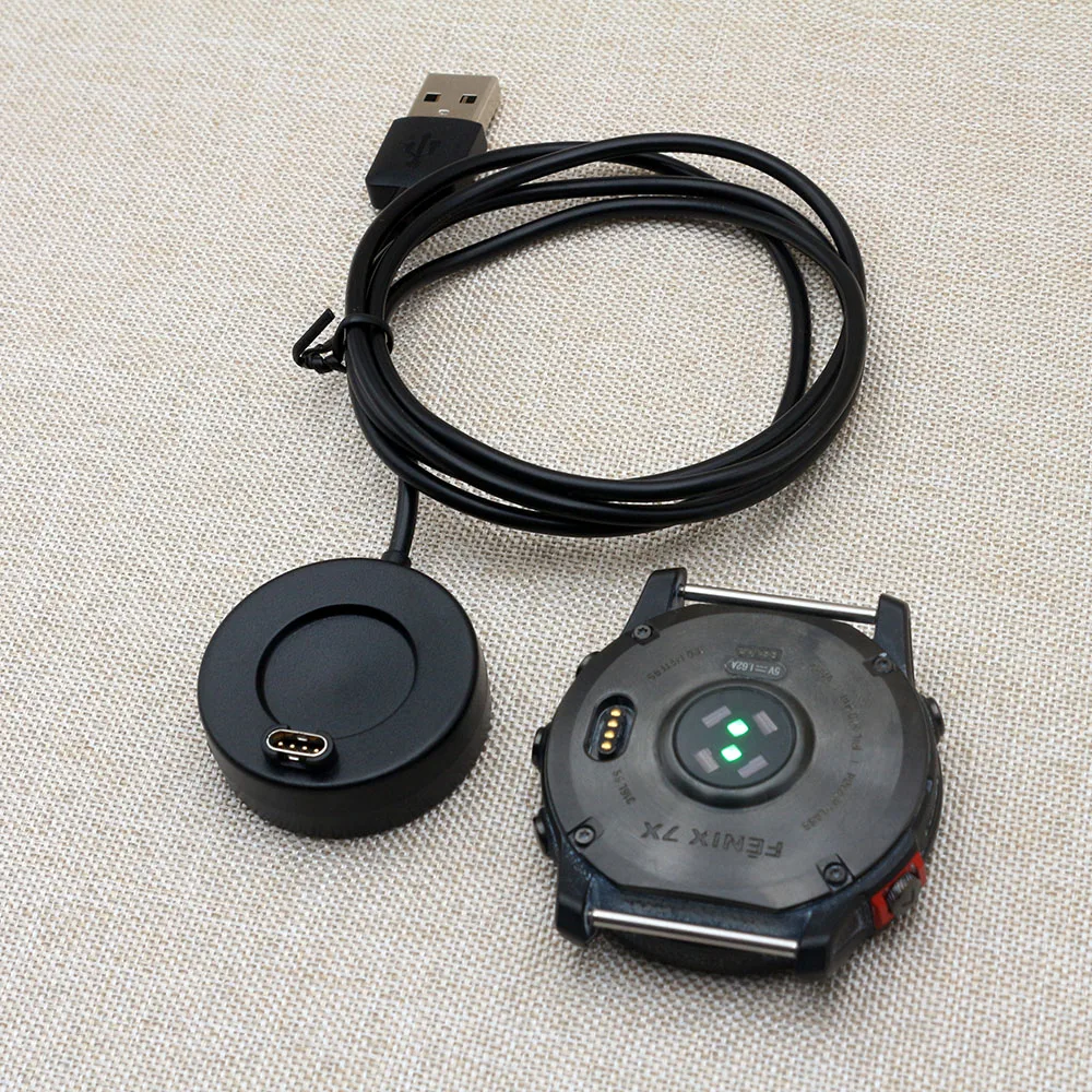 Зарядное устройство USB для Garmin Instinct 3 Solar / Instinct 2X / Instinct 2S / Instinct 2/ Fenix 8 7 6 5 Series Зарядная док-станция Кабель для часов