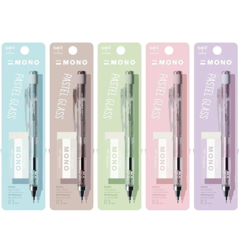 Imagem -06 - Japonês Vidro Pastel Cor Lápis Mecânica Mono Shake Lead Tombow Automático 05 Grupo 1pc