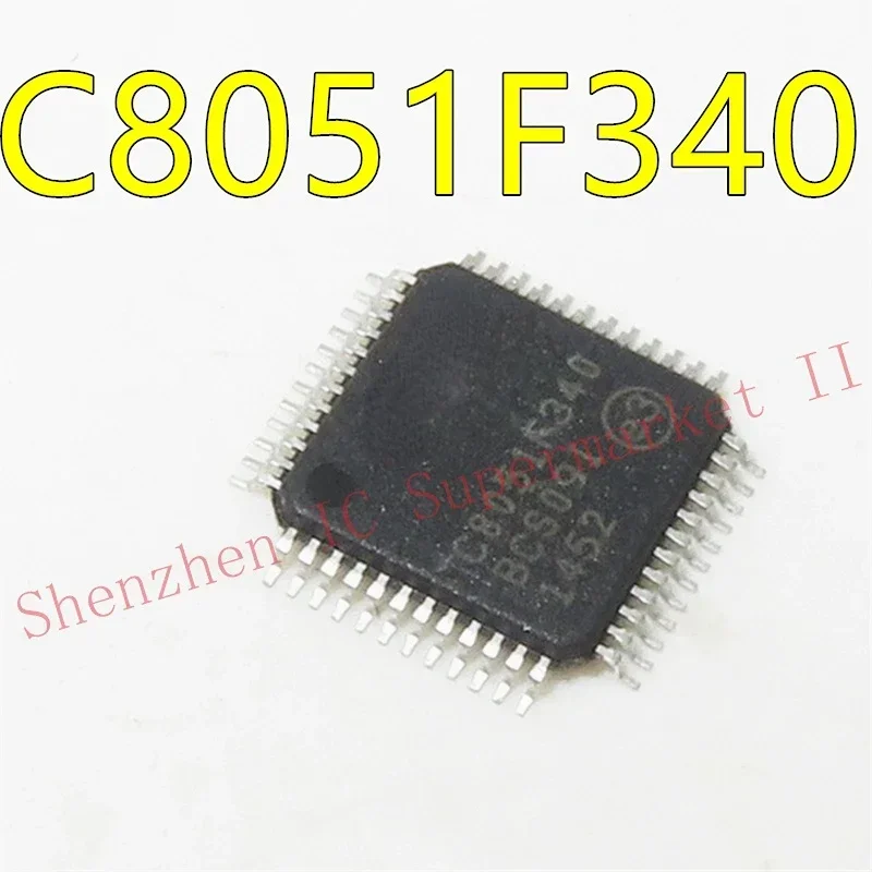 C8051F340-GQR C8051F340 QFP48 On-chip debug circuity facilitates full speed non-intru-sive in-system debug (No emulatr required)
