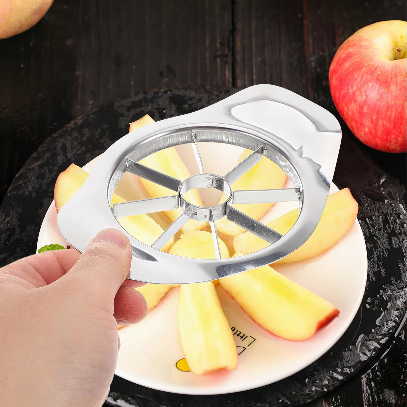Edelstahl Obst Slicer Apfel Corer Verdickte Küche Gadgets Für Äpfel Orangen Ananas Slicing Core Remover-Tool Obst