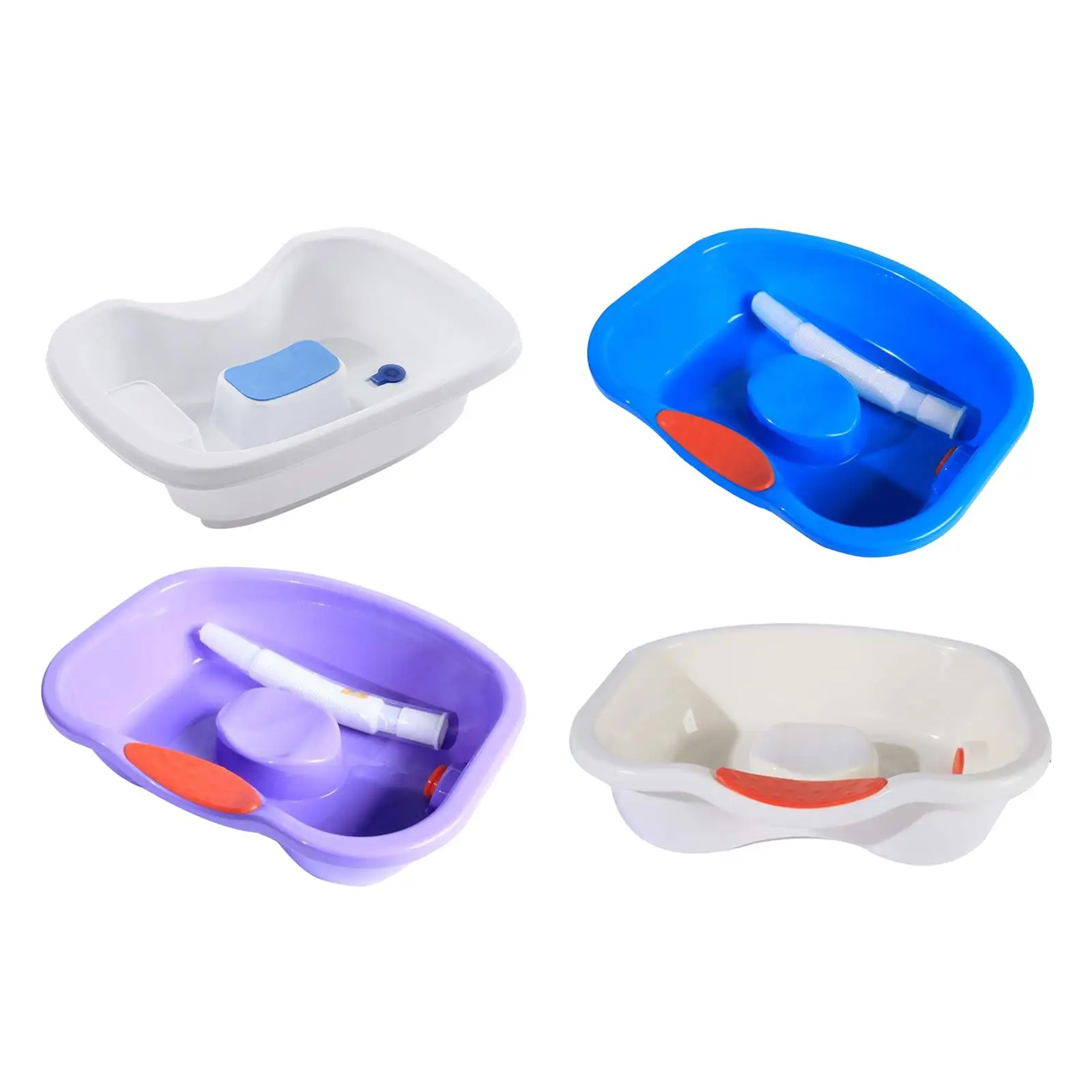 Easy Bed Shampoo Basin Hair Washing Sink Plastic Wash Tub for Home Salon