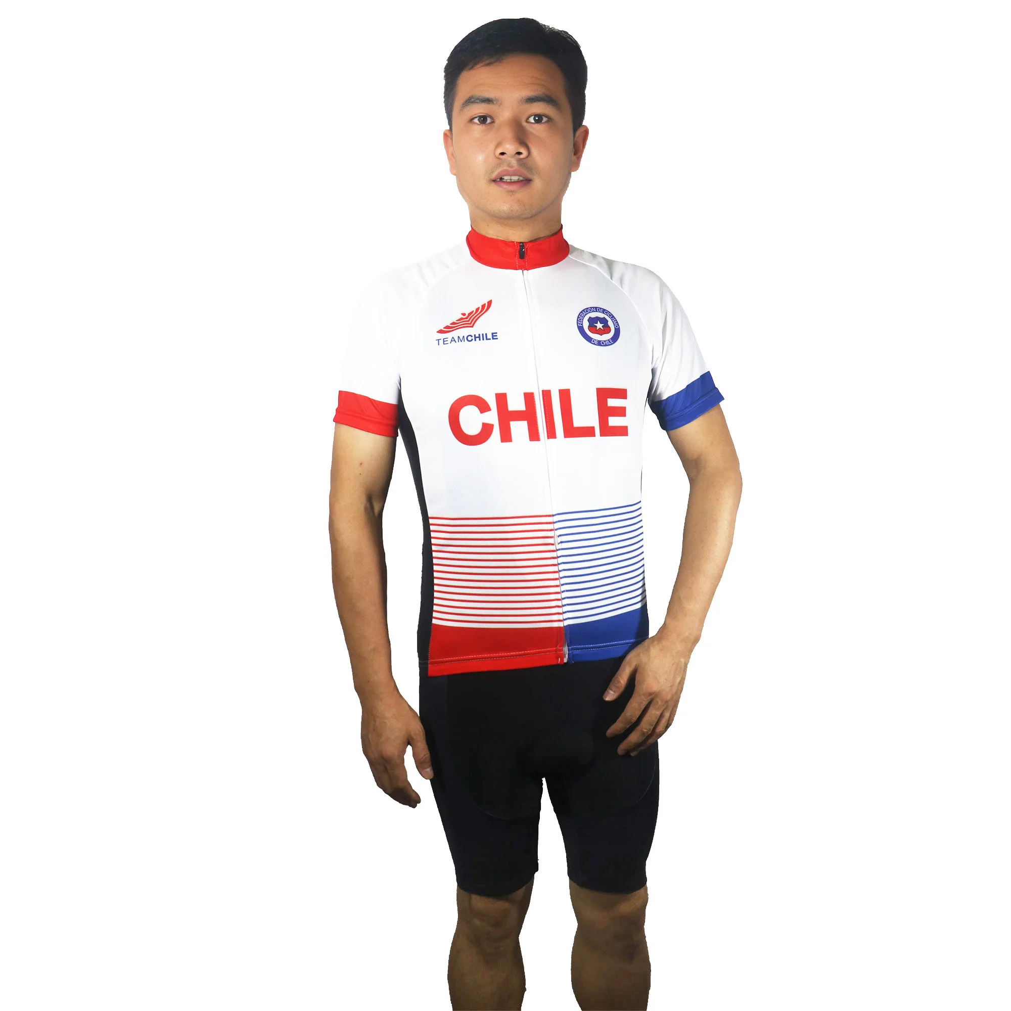 

Cycling Jersey, Moisture Sports T-Shirt, Breathable Outdoor Short Sleeve Clothes, Motocross Top, MTB Wear, Chilean Cycling Team