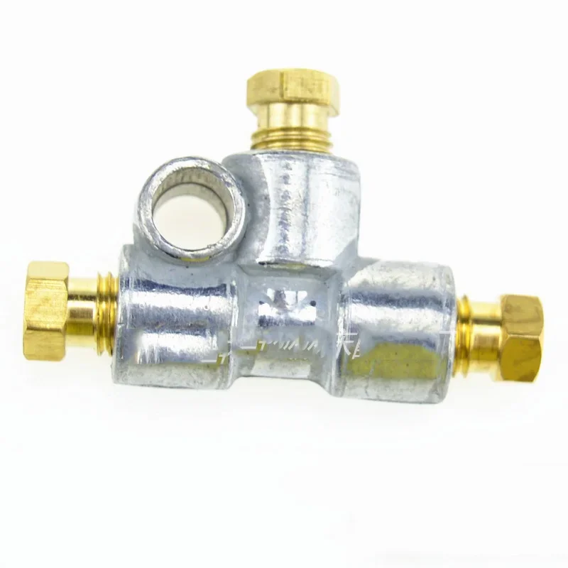 Zinc Alloy Oil Circuit Manifold Tubing 2/3/4 Way Fixed Oil Road Connector M8/10 4/6MM Oil Pipeline Oil Distributor Kit Mill Part