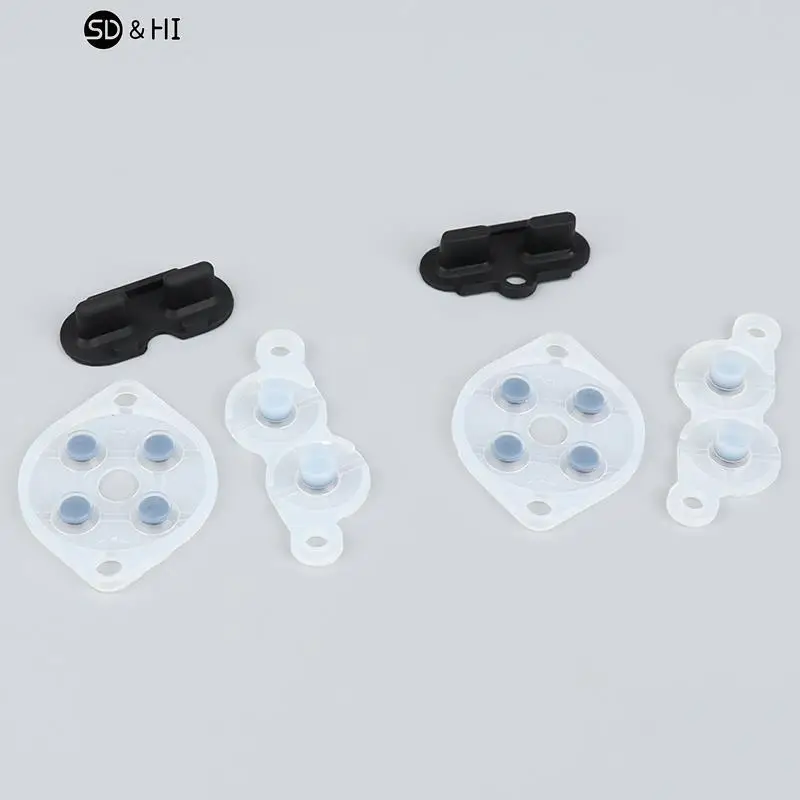 Rubber Repair Rebuild Replacement Parts For NES Controller Joy A B D Pad Silicon Start Rubber Button 1set