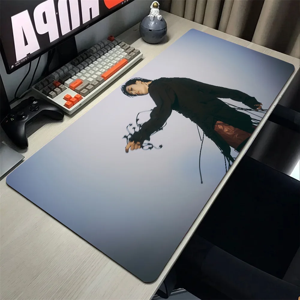 Kpop Boy S-SHINee Taemin Mousepad Mouse Mat Desk Mat With Pad gaming accessories Prime Gaming XXL Keyboard Pad