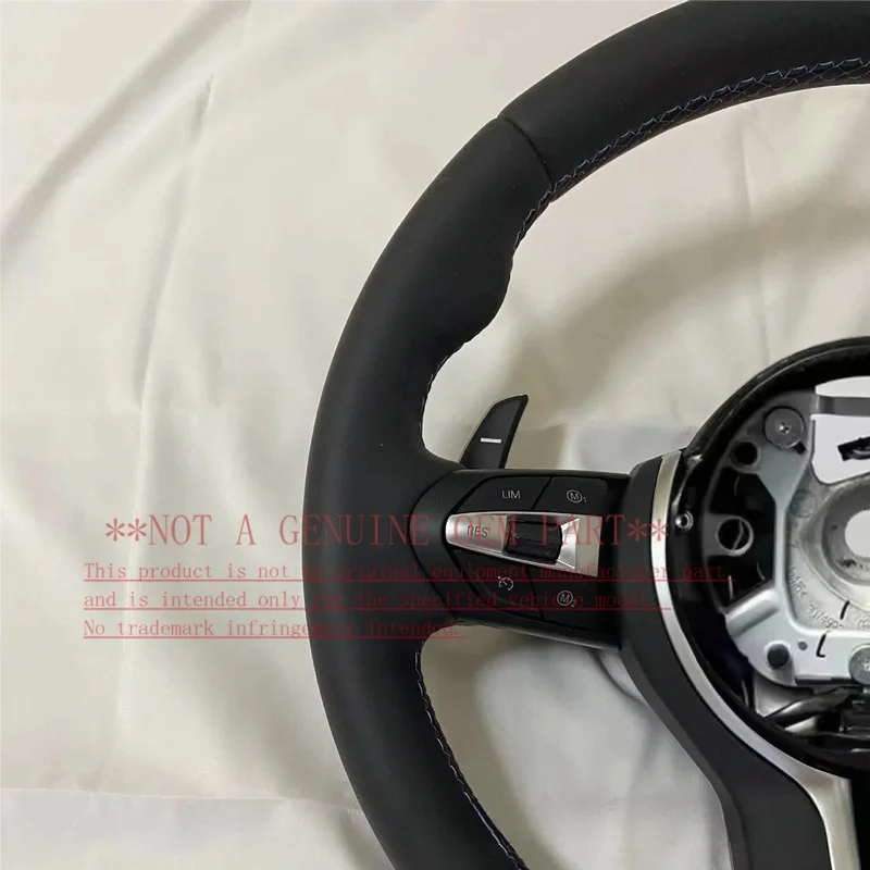 For BMW F10 F30 F32 F20 F22 F87 F12 F06 F35 F80 F36 M4 X5 M5 X6 X3 M Performance Leather Steering Wheel Horn Shell Decorative