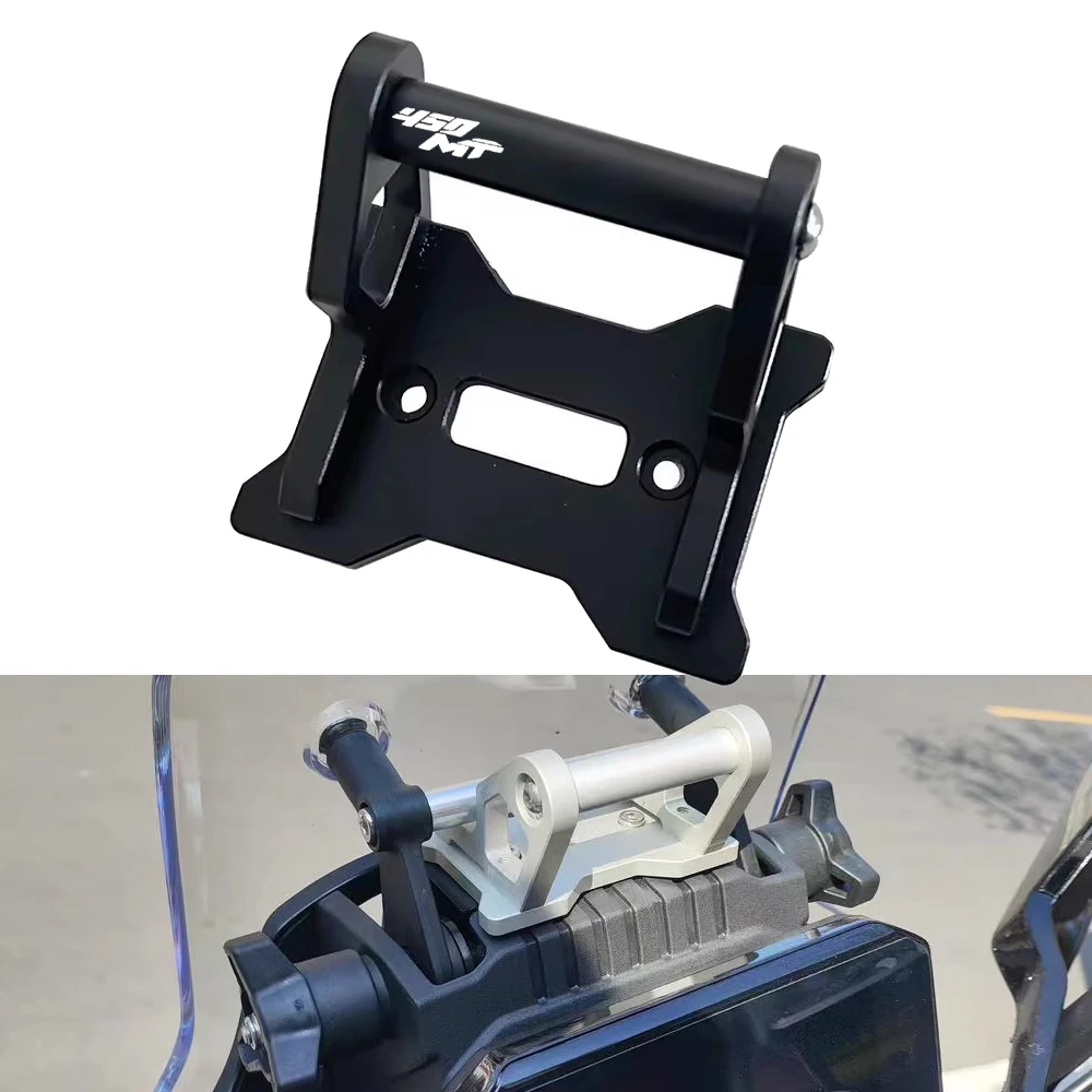 

Аксессуары для мотоциклов, алюминиевый GPS-держатель для телефона с ЧПУ, подставка для навигации, удлинитель, подходит для CFMOTO 450MT CF 450 MT450 2025