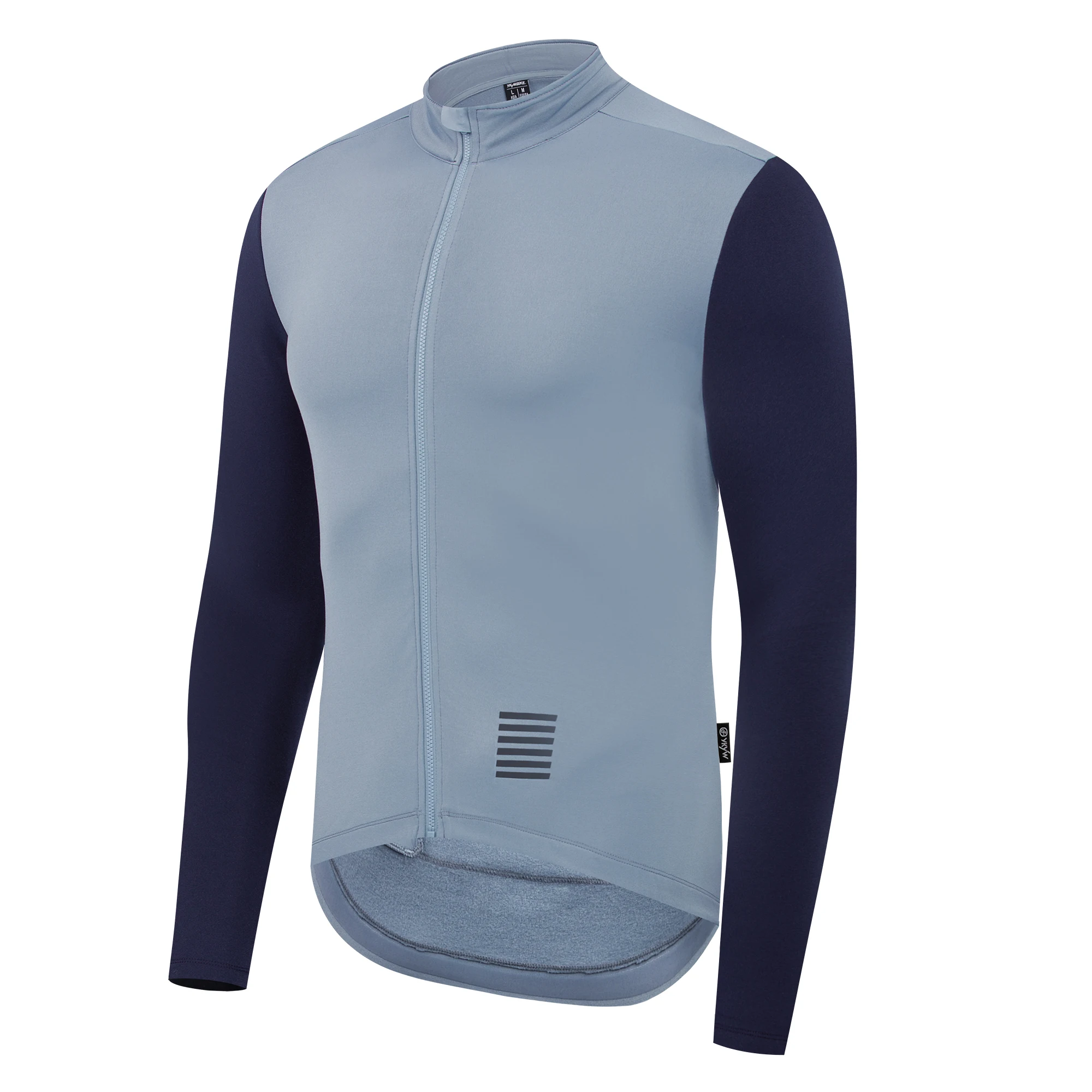 YKYWBIKE Winter Herren Radtrikot 5-15 ° C Thermofleece-Radsportbekleidung Fahrradjacke MTB Rennradjacke Radfahrer-Oberteile – Detail 14