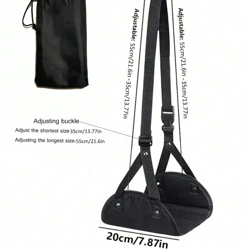 Foot Rest Airplane Footrest Made With High Quality Foam Portable Office Footrest Carry-On Foot Rest Adjustable Height Foot Rest