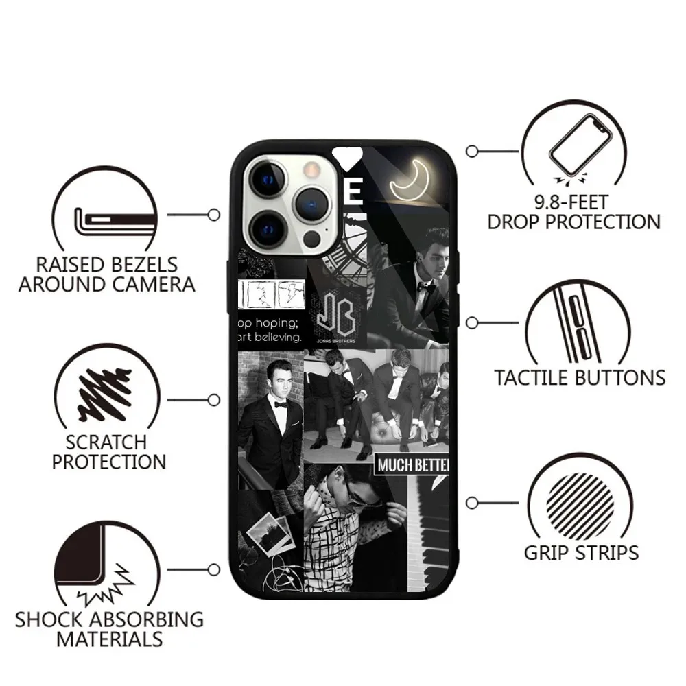 Jonas B-Brothers Phone Case For iPhone 15,14,13,12,11,Plus,Pro,Max Mini Magsafe Magnetic Wireless Charging