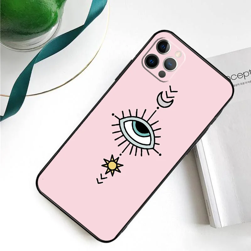 Nazar Boncuğu Evil eye Phone Case For iPhone 14 13 12 Mini 11 Pro Max SE 2020 6 7 8 Plus X XS Max XR Cover Shell