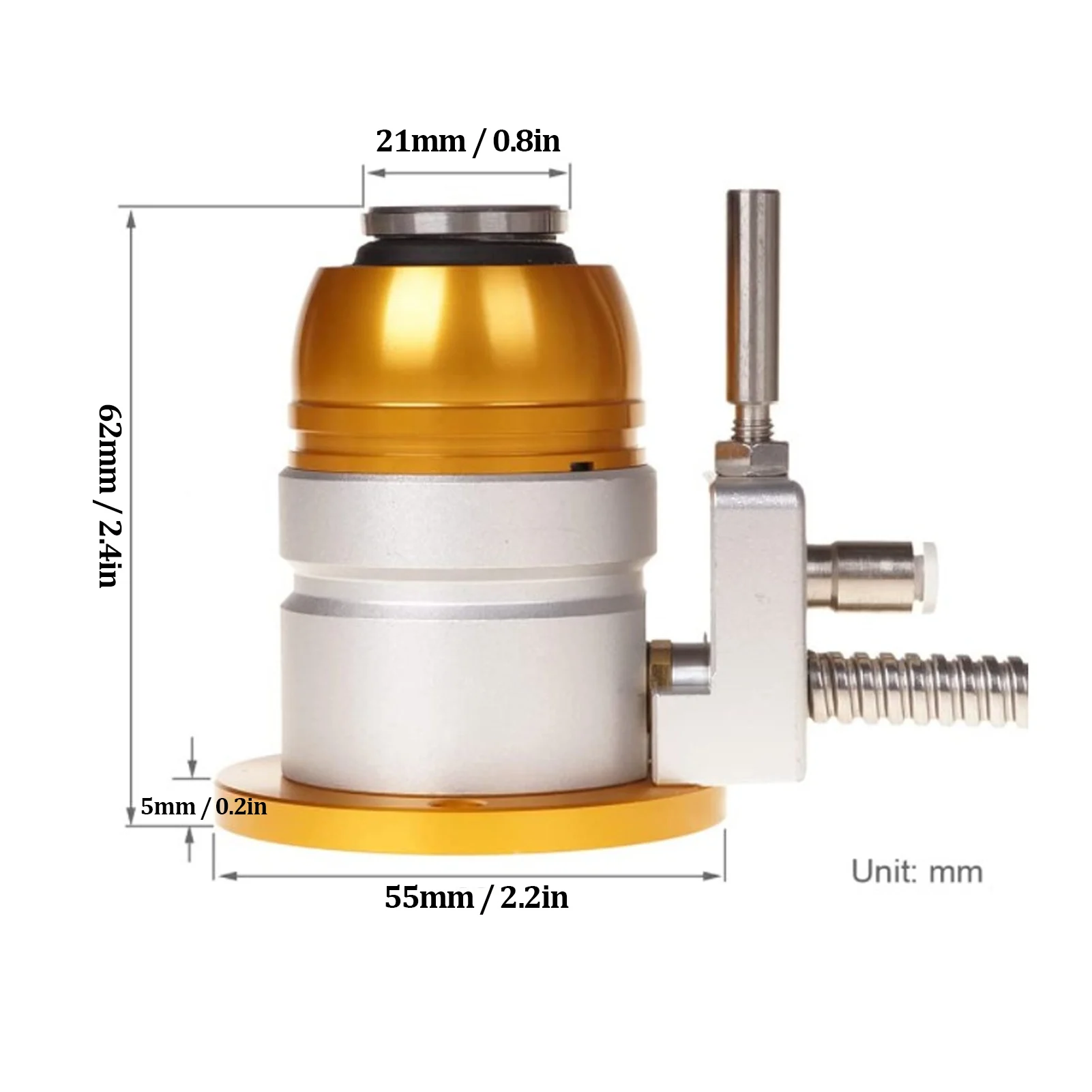 Setter de herramientas táctiles de ejes Z, ajuste de Herramientas CNC normalmente cerrado, accesorio con Cable DC 24V