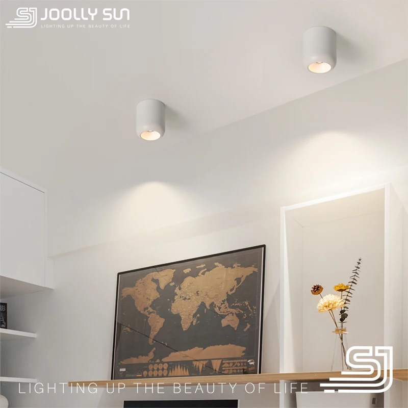 JoollySun-foco de luz LED empotrable, foco antideslumbrante para decoración del hogar, lámpara de techo moderna para pasillo