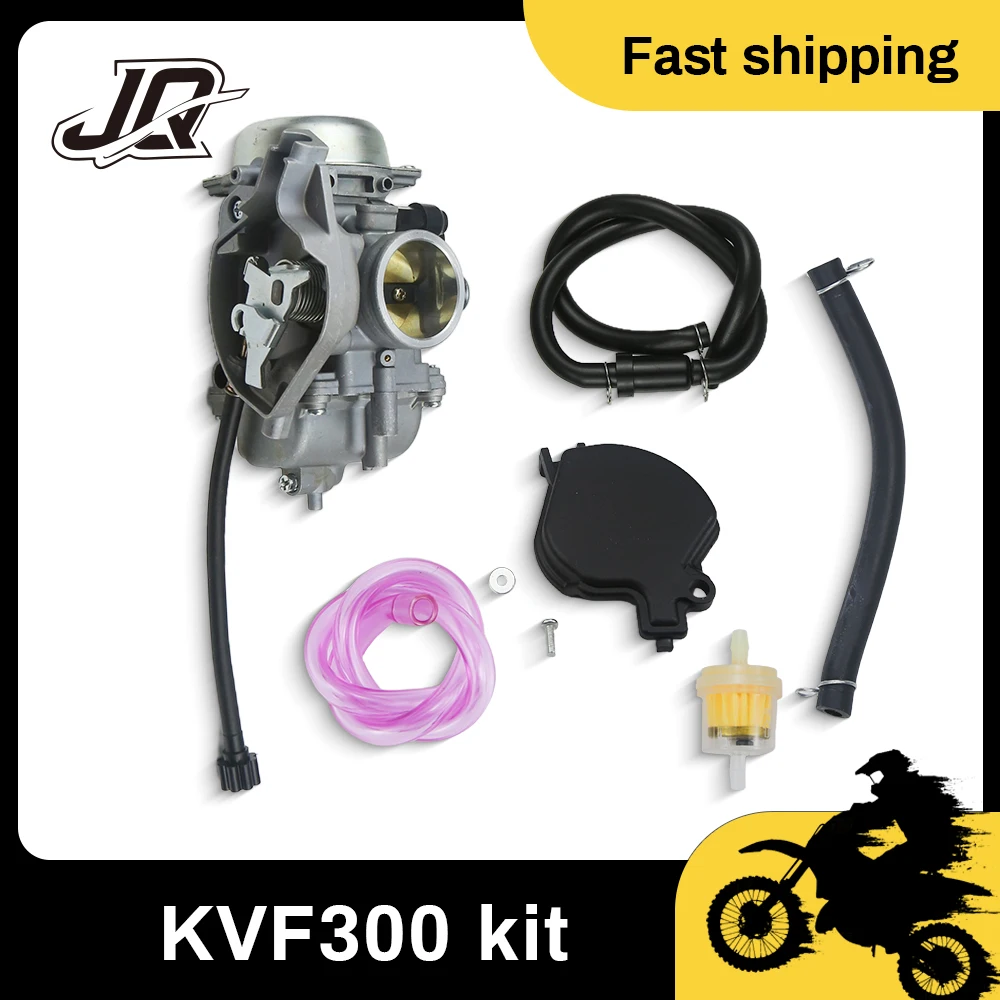 

Motorcycle Carburetor KVF300 kit Carb For Kawasaki Prairie 300 KVF300B KVF300A 2X4 4X4 1999-2002 4x4 ATV Motorcycle Carburetor