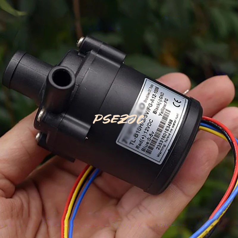 DC Brushless Motor Water Pump DC12V Violent Water Pump Large Flow 600L/H, Support PWM Speed Regulation, Head 6 Meters