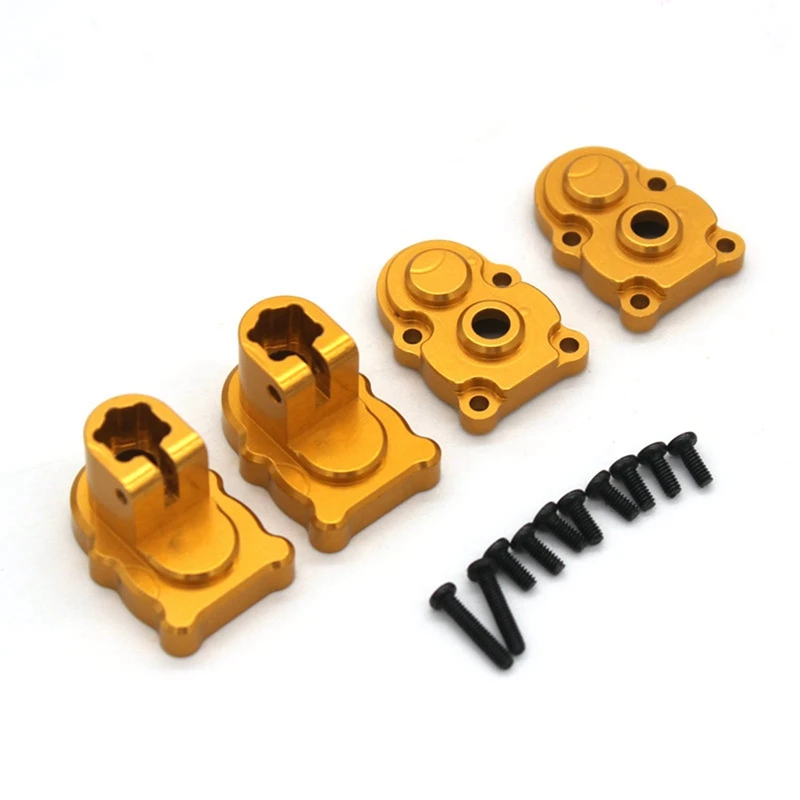 1 Set For FMS FCX24 Metal Rear Portal Housing Counterweight 1/24 RC Crawler Car Parts 5