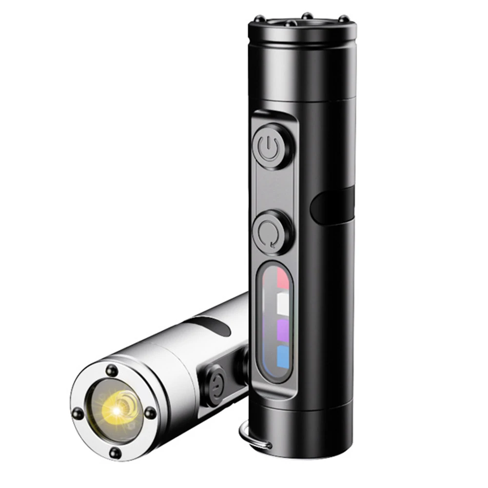 شعلة تكتيكية LED قابلة لإعادة الشحن مع مشبك قبعة، شعلة جيب صغيرة، مصباح يدوي فائق السطوع للمصابيح الأمامية والتخييم في الهواء الطلق في حالات الطوارئ #2