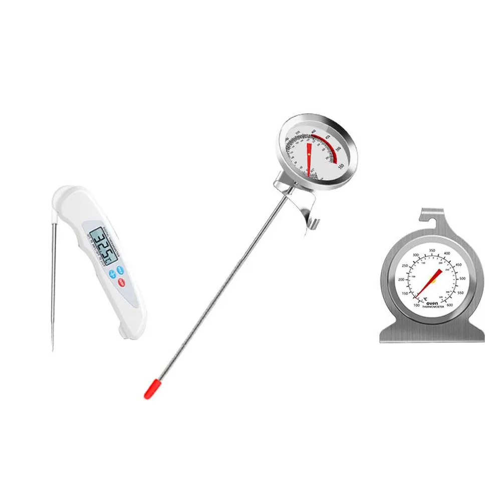 1PC Oil Temperature Thermometer, Commercial Liquid Food For Kitchen Use, Baking And Frying