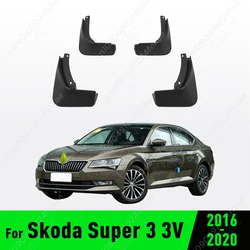 For Skoda Superb 3 3V 2016 2017 2018 2019 2020 Fender Mudguard Mud Flaps Guard Splash Flap Mudguards Car Accessories